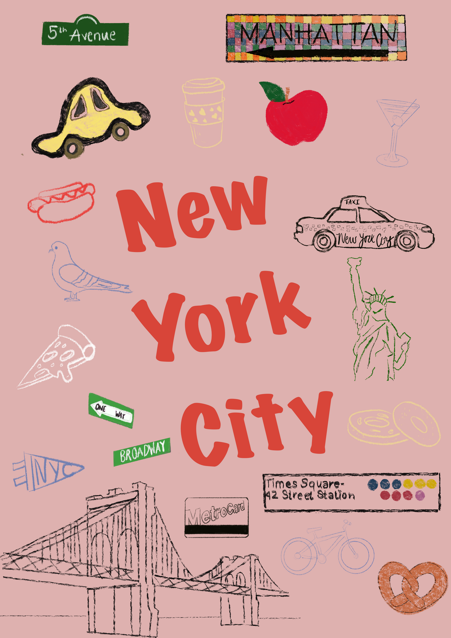 NYC-  ART PRINT