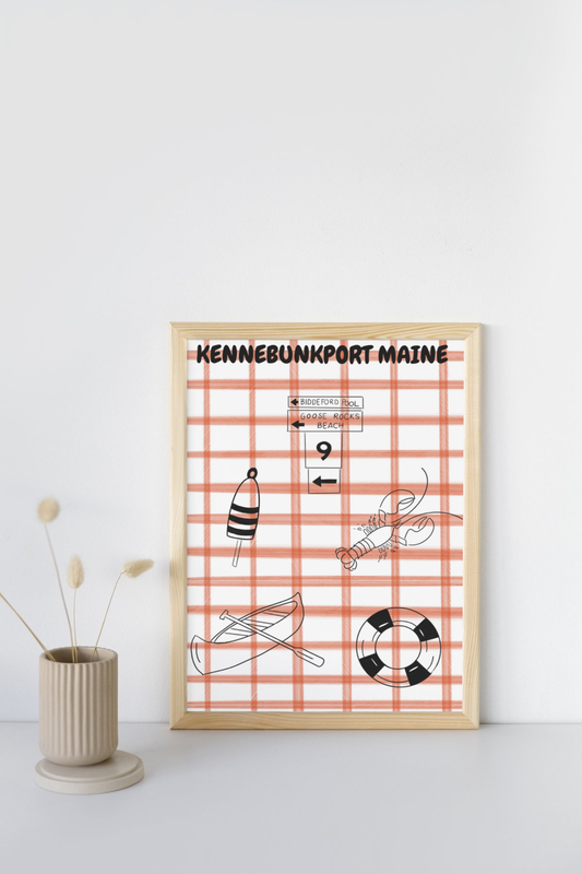 Kennebunkport Maine- ART PRINT