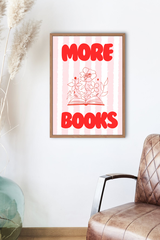 more books- ART PRINT