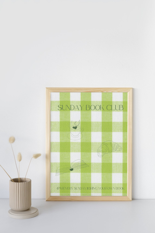 sunday book club - ART PRINT